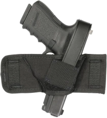 Black Ambidextrous Compact Belt Slide Holster